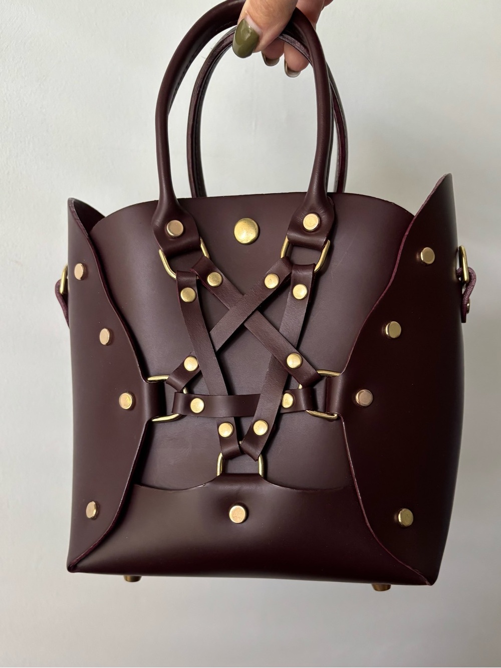 Zana Bayne Mini Pentagram Bag - Oxblood - Picture 8 of 10